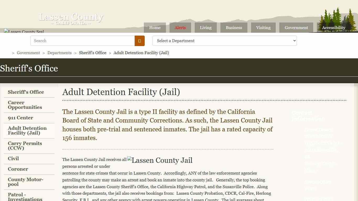 Adult Detention Facility (Jail) Lassen County